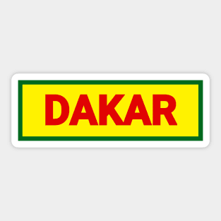 DAKAR Sticker